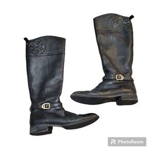 Tory Burch Marlene leather riding boot